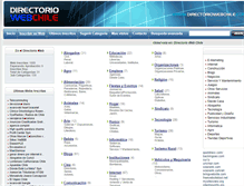 Tablet Screenshot of directoriowebchile.com